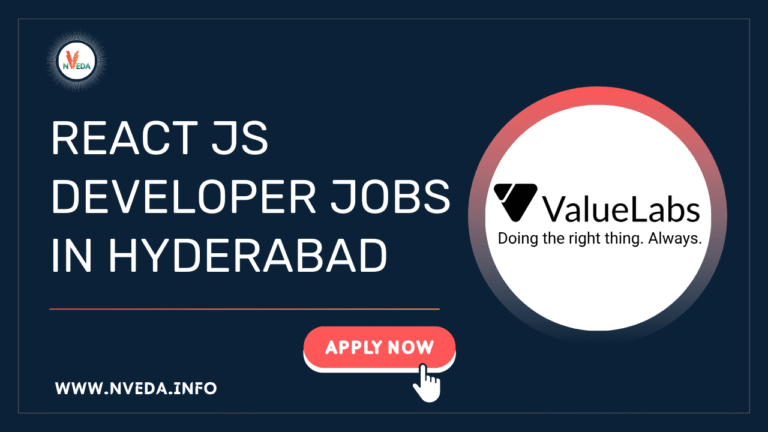 React JS Developer Jobs in Hyderabad